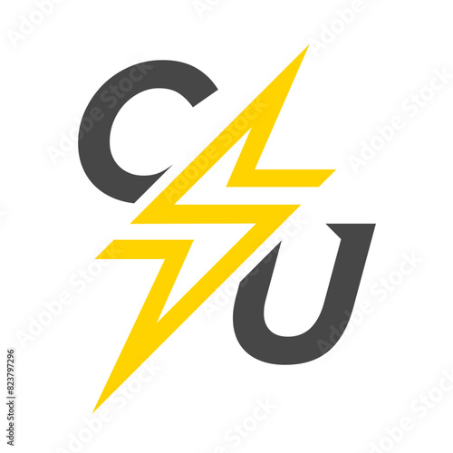 Charged Up Simplified Small Youth Ministry Logo Emblem