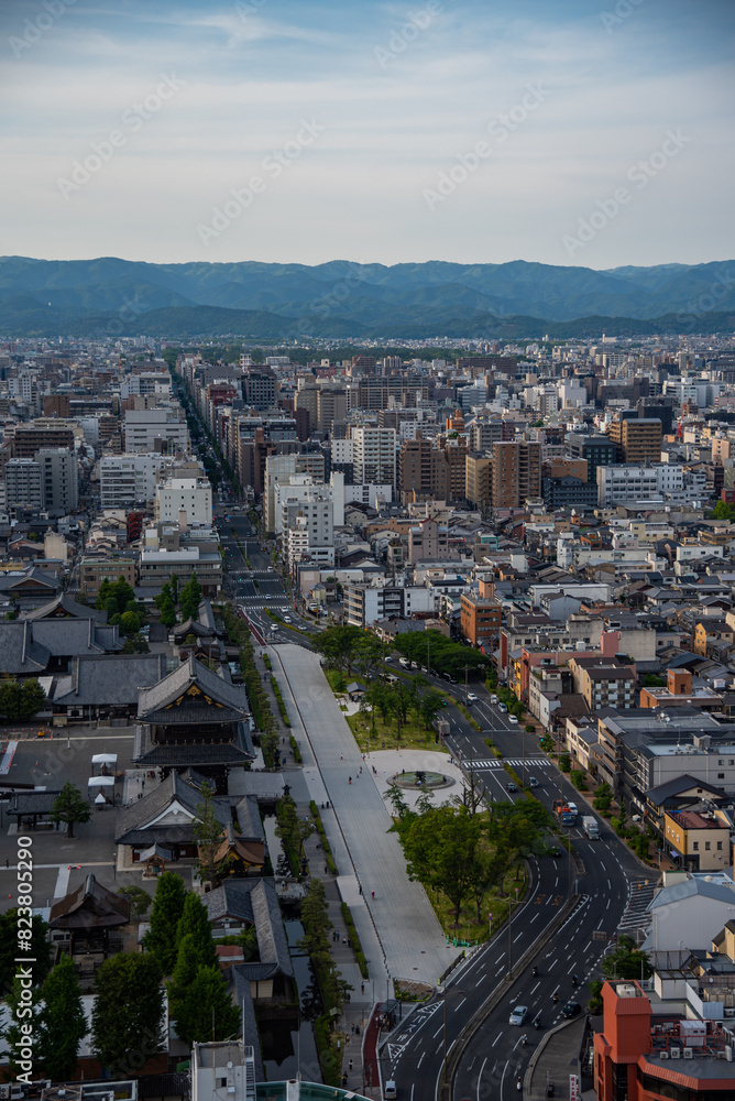 Fototapeta premium tokyo Kyoto cityscape