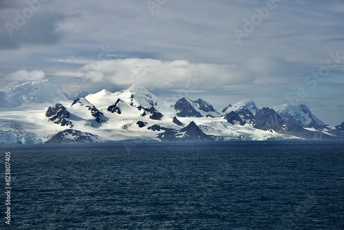 Wallpaper Mural Snow Cover Mountain In Antartica  Torontodigital.ca