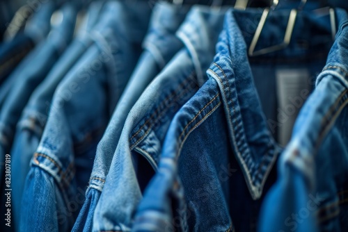 Fashion Blue jeans denim clothing photo