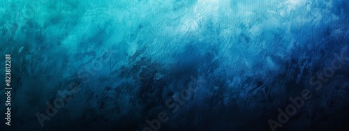 Ombre Gradient Background in Royal Blue and Teal Hues for Design Projects photo