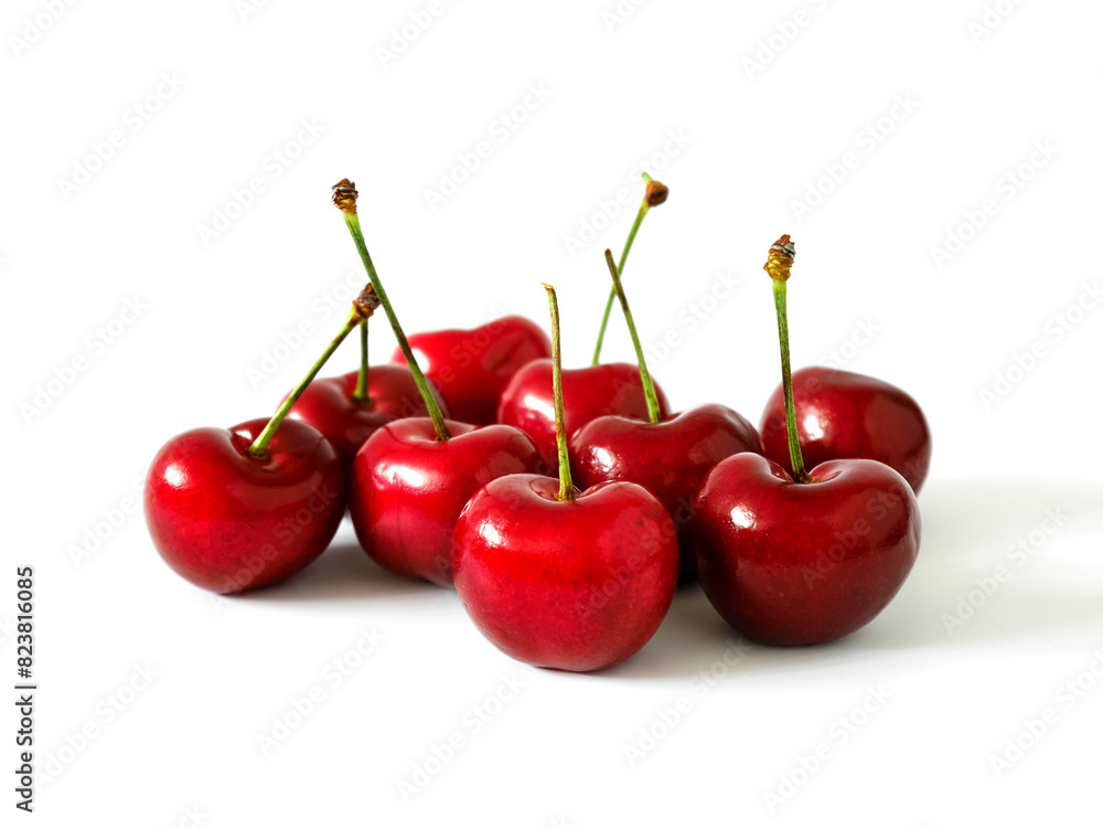Cherries isolated on white background Cherries isolated on white background