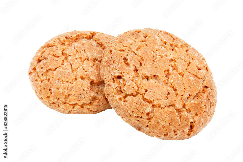 Amaretti / Famous Italian cookies - transparent background Amaretti / Famous Italian cookies - transparent background
