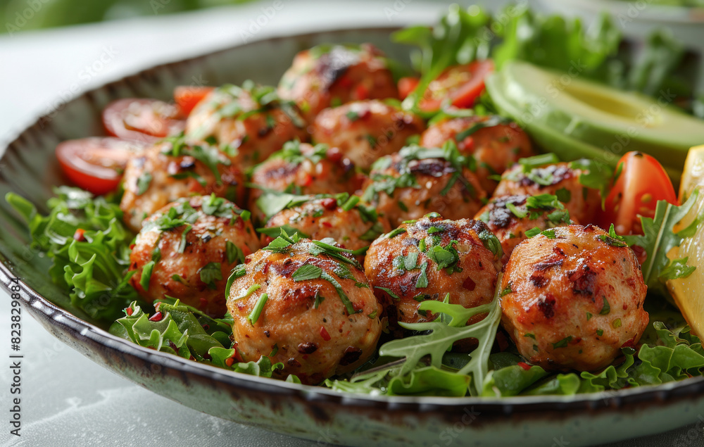 Natural Light Highlight: Mixed Salad with Avocado and Chicken Meatballs
Natural Light Highlight: Mixed Salad with Avocado and Chicken Meatballs