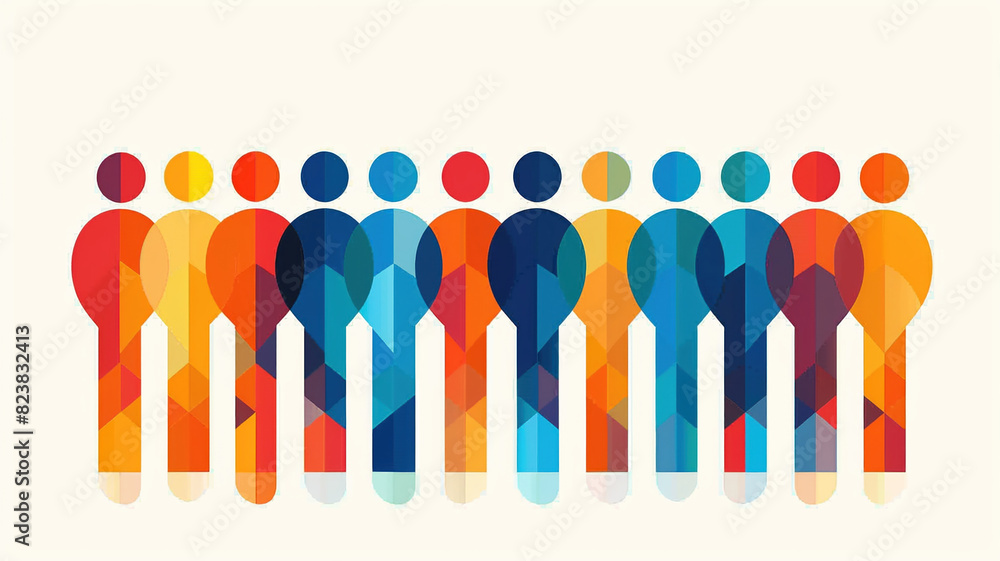 Simplified representation of community members in a leadership role Simplified representation of community members in a leadership role