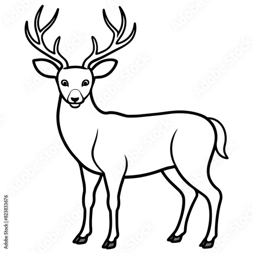 svg, deer-antlers vector illustration  © Jutish