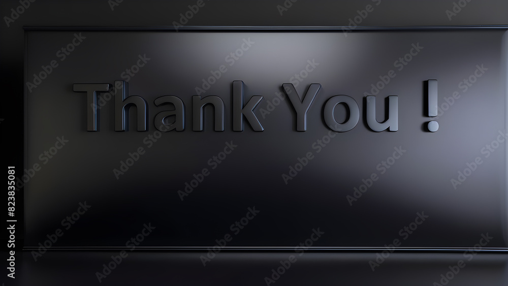 Thank You text on black or Dark background Thank You text on black or Dark background