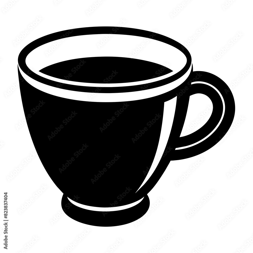 Cup icon vector art illustration
