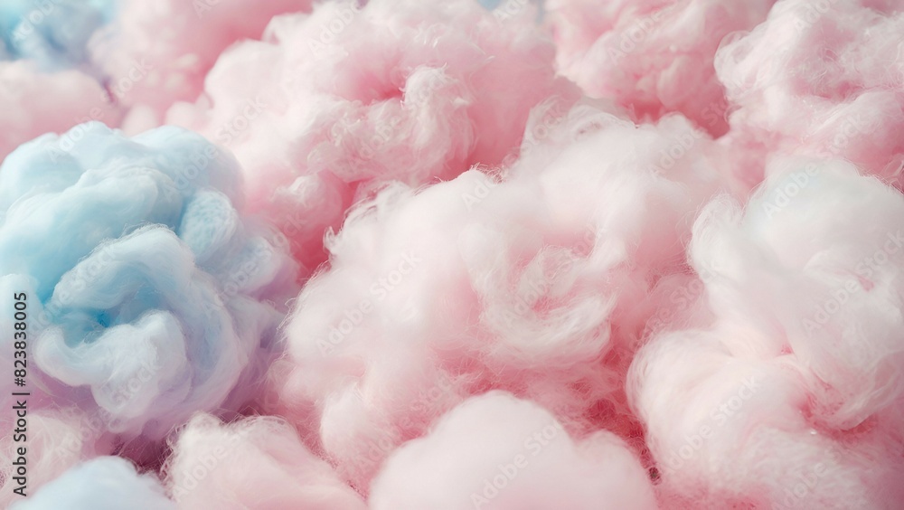 Swirled Cotton Candy Dreamscape