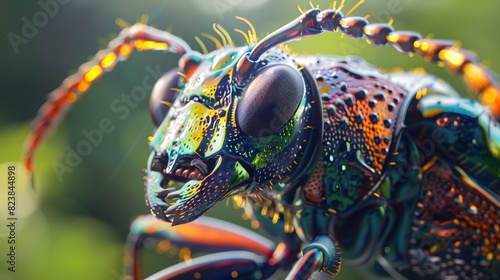 Detailed Macro-Photography: The Intricacy of The Zyzzyva Insect's Appearance