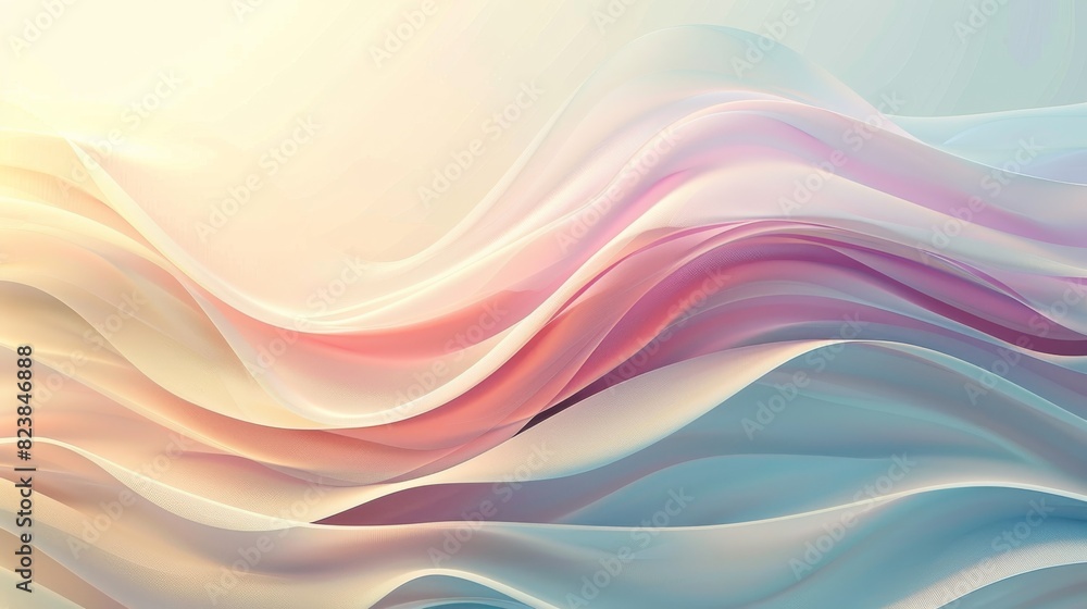 Abstract banner with light waves Abstract banner with light waves