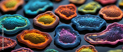 Variations of the same amoeba. photo