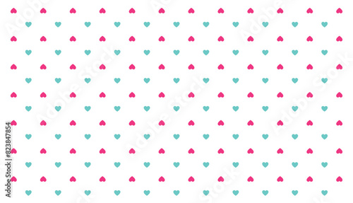 Minimal and love romantic heart seamless pattern background