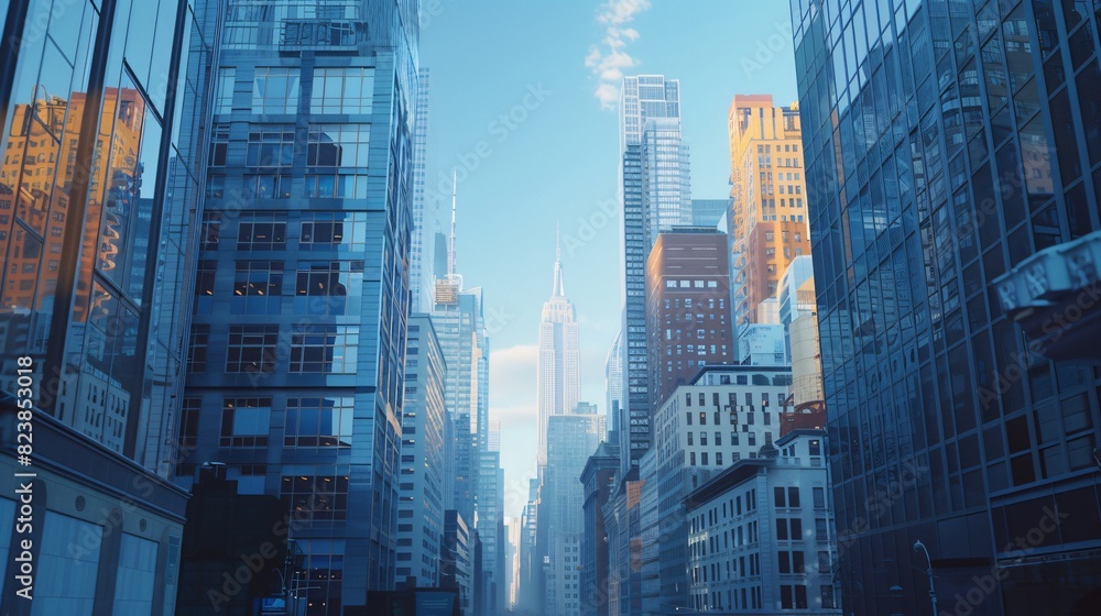 New York City Architecture Business Background New York City Architecture Business Background