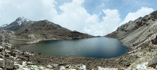 Panaroma of Gosainkunda Lake photo