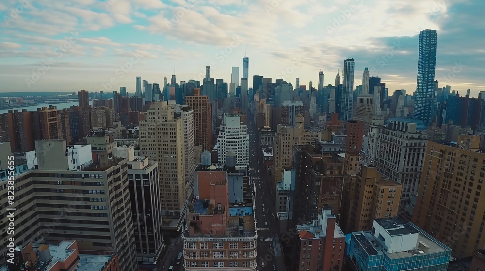 Obraz premium New York City Architecture Business Background
