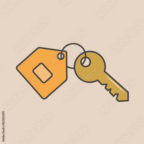 Key vector illustration