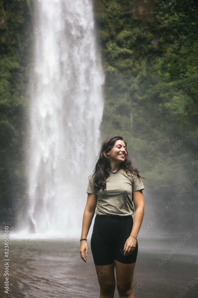Tropical Waterfall In A Jungle Tropical Waterfall In A Jungle