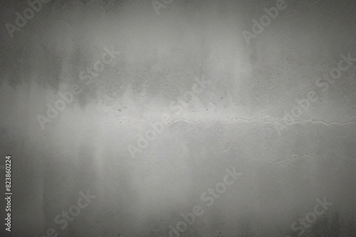 Fond dégradé granuleux noir blanc texture de bruit gris foncé monochrome rétro toile de fond design espace de copie	 photo