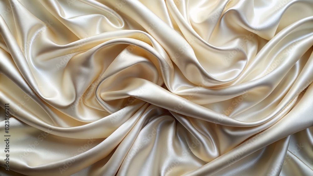 Pattern background fabric silk ivory. Texture bride silky curve glossy satin affectionate industry drapery wave seductive bedding white fashion clothes drape curtain shiny clothing material depth. Pattern background fabric silk ivory. Texture bride silky curve glossy satin affectionate industry drapery wave seductive bedding white fashion clothes drape curtain shiny clothing material depth.