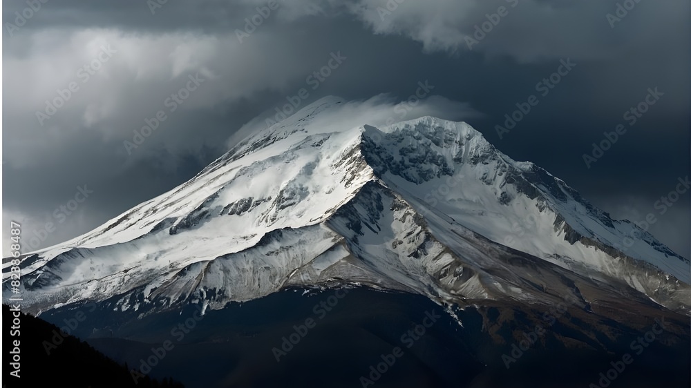 snow covered mountain