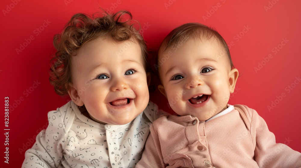 Close-up of a child looking and smiling at the camera Close-up of a child looking and smiling at the camera