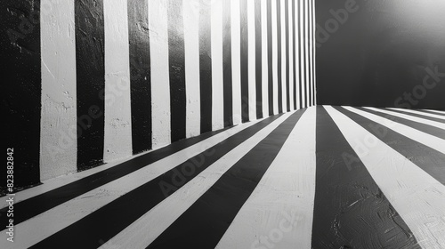 Bold black and white stripes, classic and striking --ar 16:9 Job ID: 50ac9c5d-1814-4684-8d43-b005132d2d9a photo