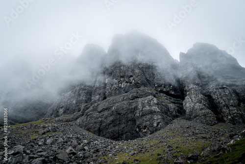 fog in the mountains