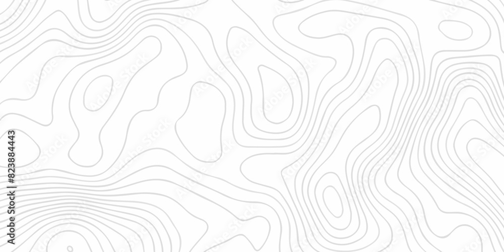 Lines Topographic contour lines grid map seamless pattern. Geographic mountain relief. Abstract lines background. Contour maps. illustration, Topo contour map design.
