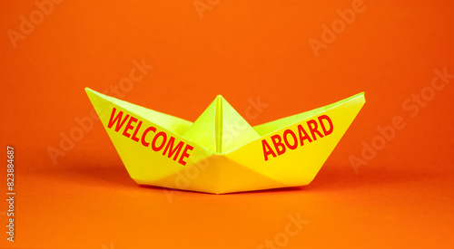 Foto Welcome aboard symbol