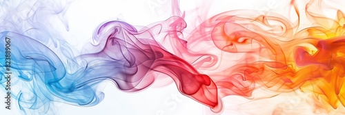abstract fluid background swirling smoke and liquid colors  ethereal and mysterious atmosphere