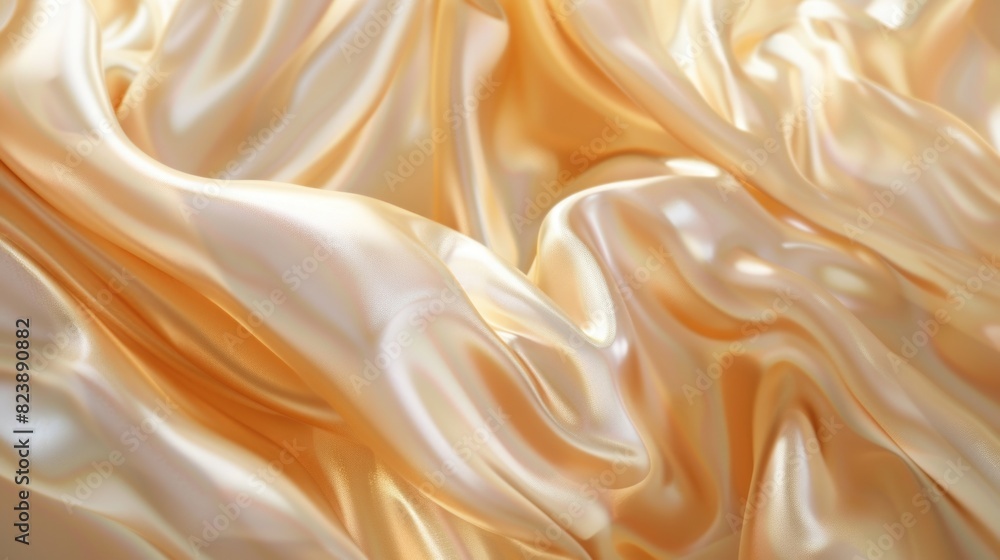 Close up view of a shiny fabric, suitable for various design projects Close up view of a shiny fabric, suitable for various design projects