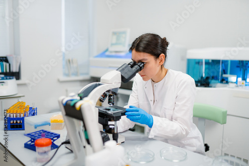 Work in the laboratory
