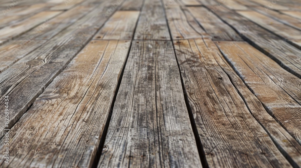 Close up of a wooden floor with a bench in the background. Suitable for interior design concepts Close up of a wooden floor with a bench in the background. Suitable for interior design concepts