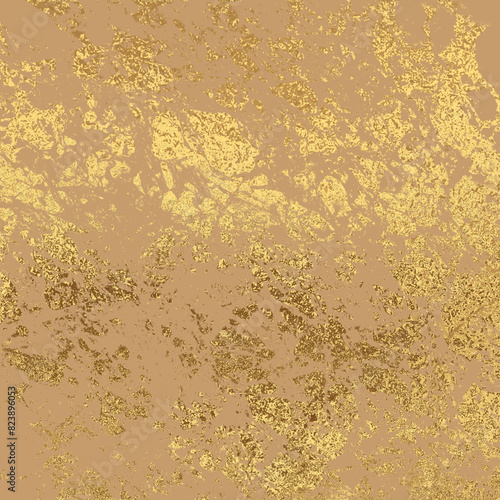Obraz na płótnie Golden Abstract decorative paper texture background for artwork - Illustration w salonie