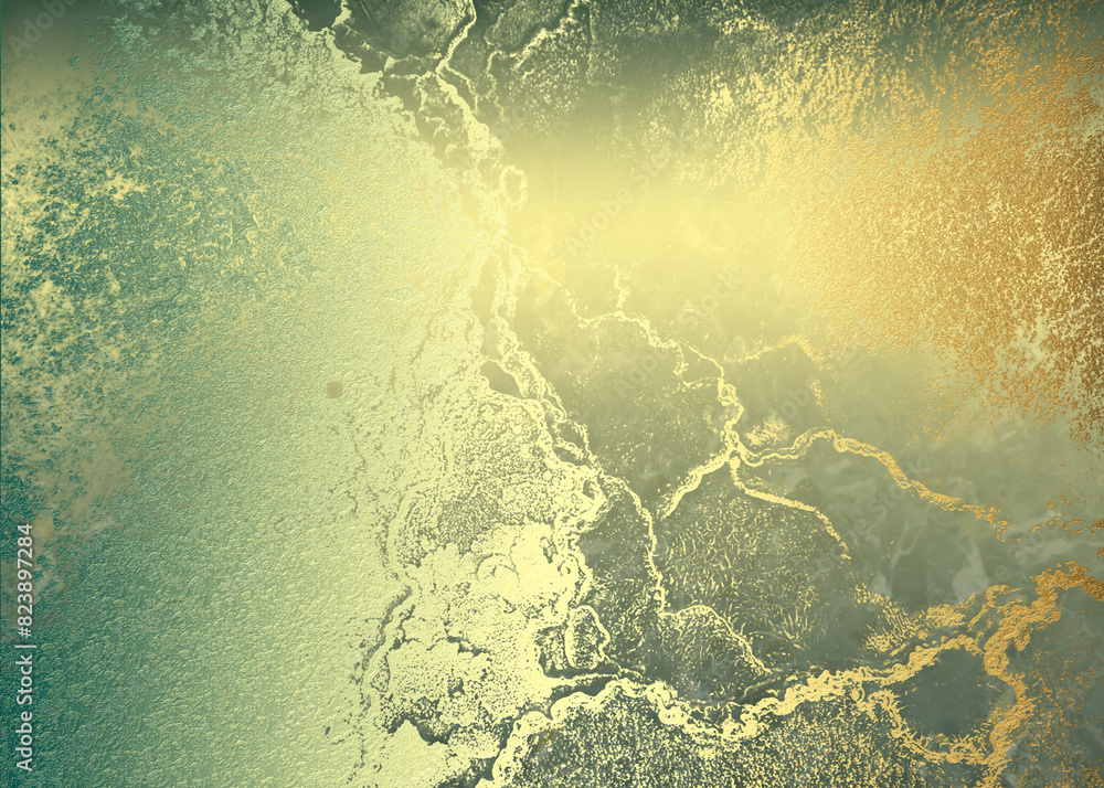 Golden Abstract decorative paper texture background for artwork - Illustration