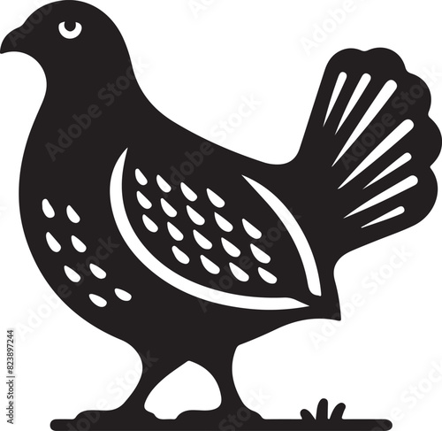 grouse Vector Illustration