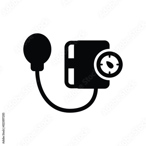 blood pressure icon vector design template in trendy style