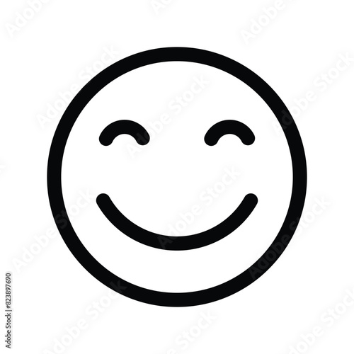 smiley face emoji icon vector design illustration template