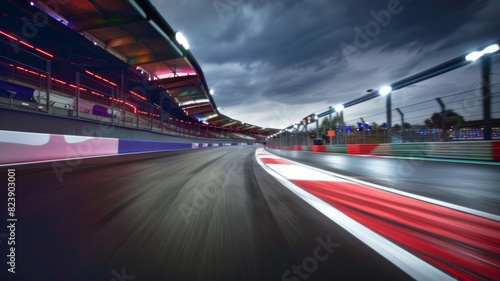 race track for F1 racing team