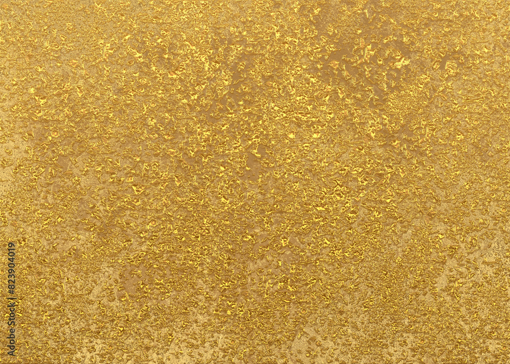 Golden Abstract decorative paper texture background for artwork - Illustration