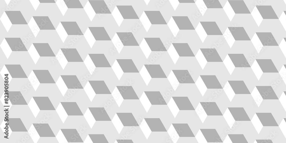 Minimal cubes geometric tile and mosaic wall grid backdrop hexagon technology wallpaper background. White and gray block cube structure backdrop grid triangle texture vintage design. Minimal cubes geometric tile and mosaic wall grid backdrop hexagon technology wallpaper background. White and gray block cube structure backdrop grid triangle texture vintage design.