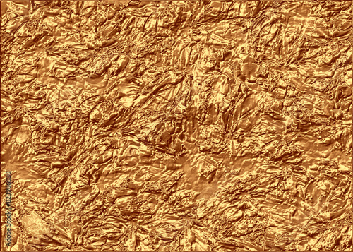 Obraz na płótnie Golden Abstract decorative paper texture background for artwork - Illustration w salonie