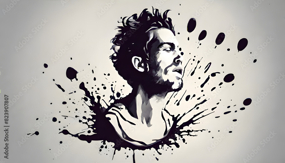 ink splat background ink splat background