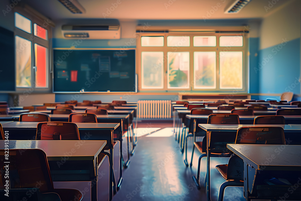 Fototapeta premium empty class in school,&nbsp;
