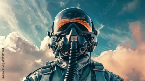 Fighter Pilot Standby at Airfield photo