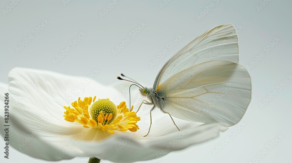 Majestic Monarch: Butterfly Perched on Vibrant Flower Majestic Monarch: Butterfly Perched on Vibrant Flower