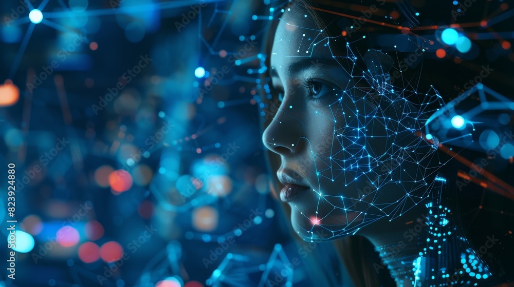 Female Cyborg Portrait Female Cyborg Portrait