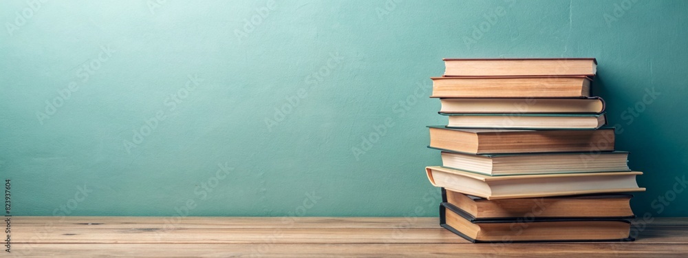 stack of books with copy space stack of books with copy space