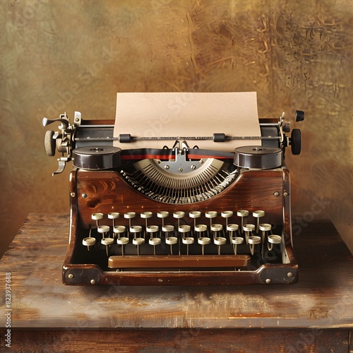 Retro technology A vintage typewriter